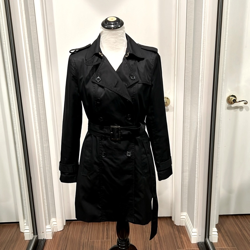 Banana Republic classic black trench coat MP